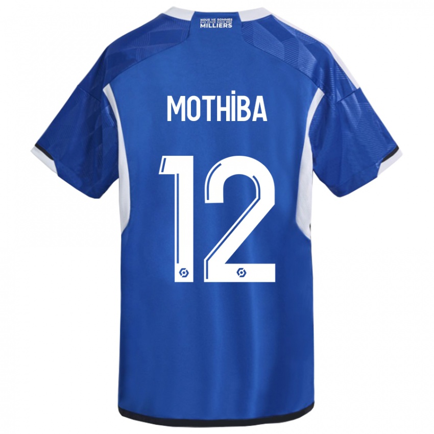 Mujer Camiseta Lebo Mothiba #12 Azul 1ª Equipación 2023/24 La Camisa México