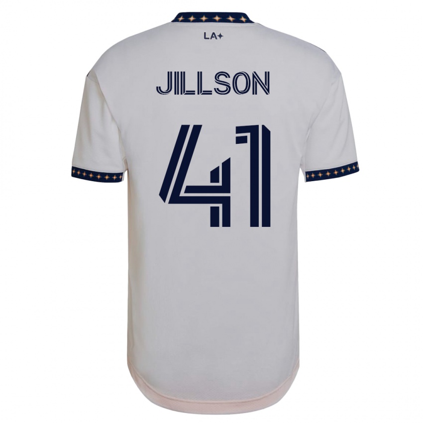 Mujer Camiseta Simon Jillson #41 Blanco 1ª Equipación 2023/24 La Camisa México