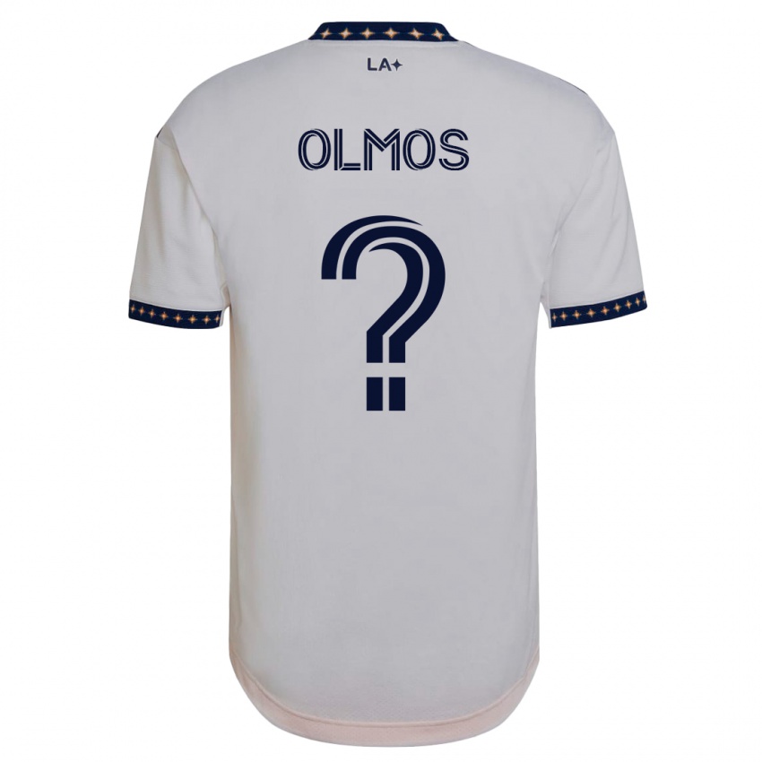 Mujer Camiseta Justin Olmos #0 Blanco 1ª Equipación 2023/24 La Camisa México