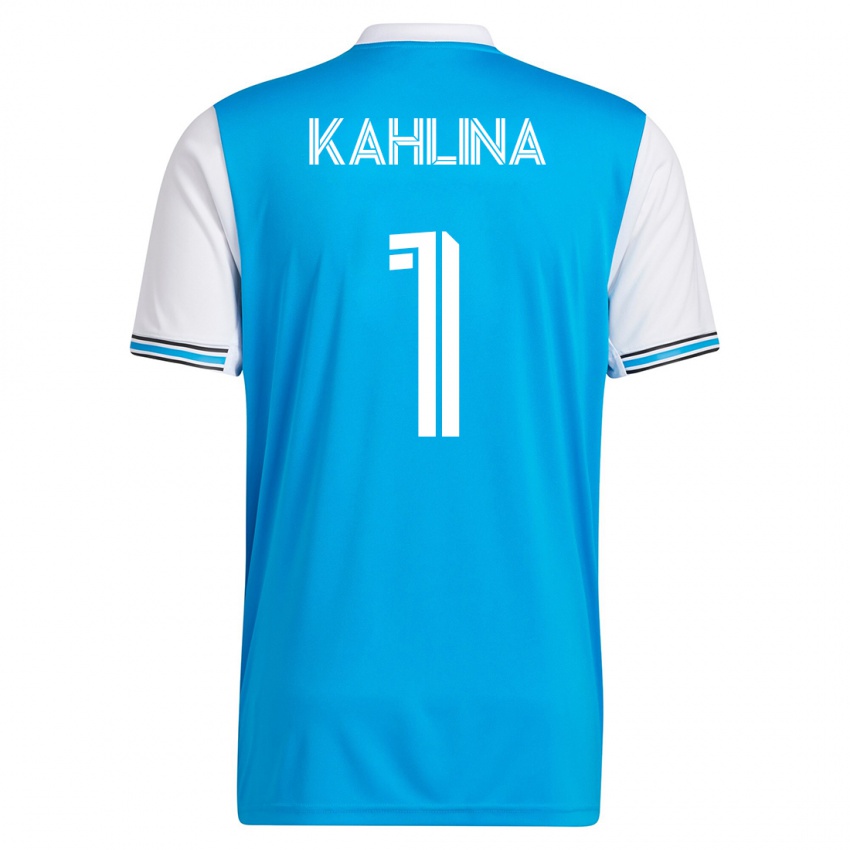 Mujer Camiseta Kristijan Kahlina #1 Azul 1ª Equipación 2023/24 La Camisa México