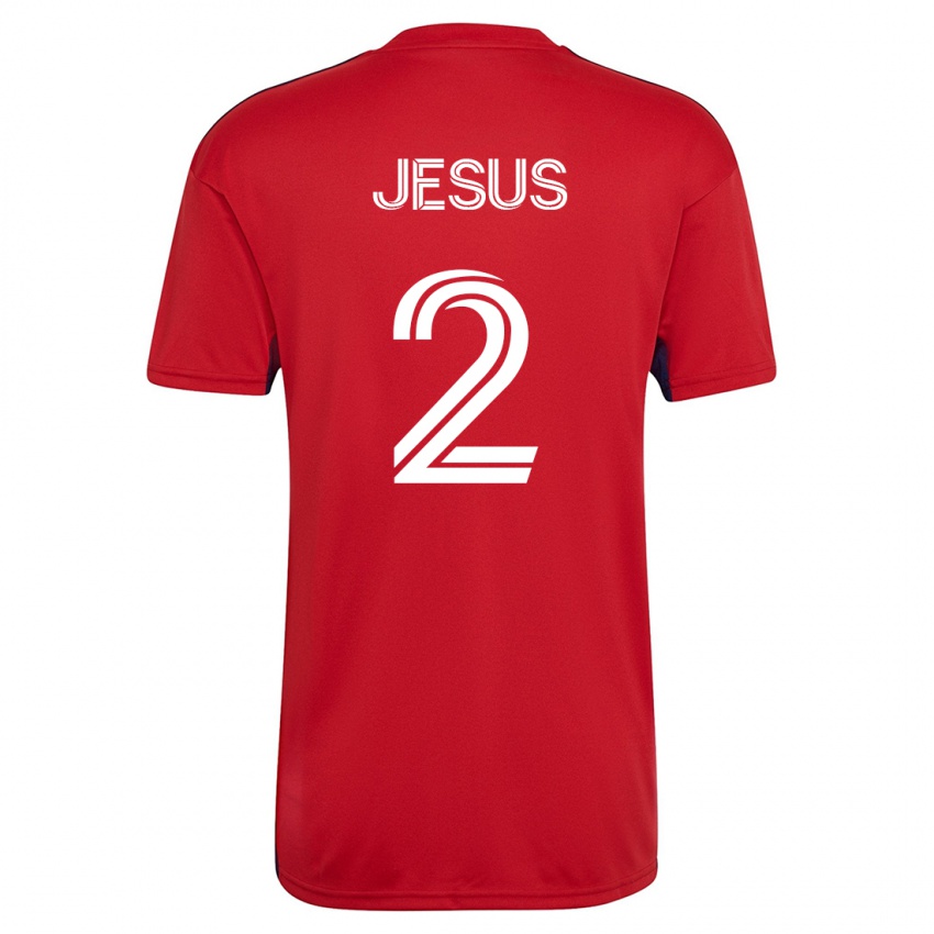 Mujer Camiseta Geovane Jesus #2 Rojo 1ª Equipación 2023/24 La Camisa México