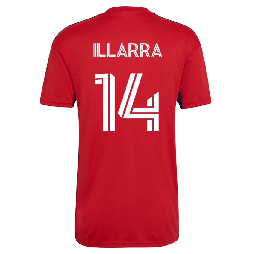 Mujer Camiseta Asier Illarramendi #14 Rojo 1ª Equipación 2023/24 La Camisa México