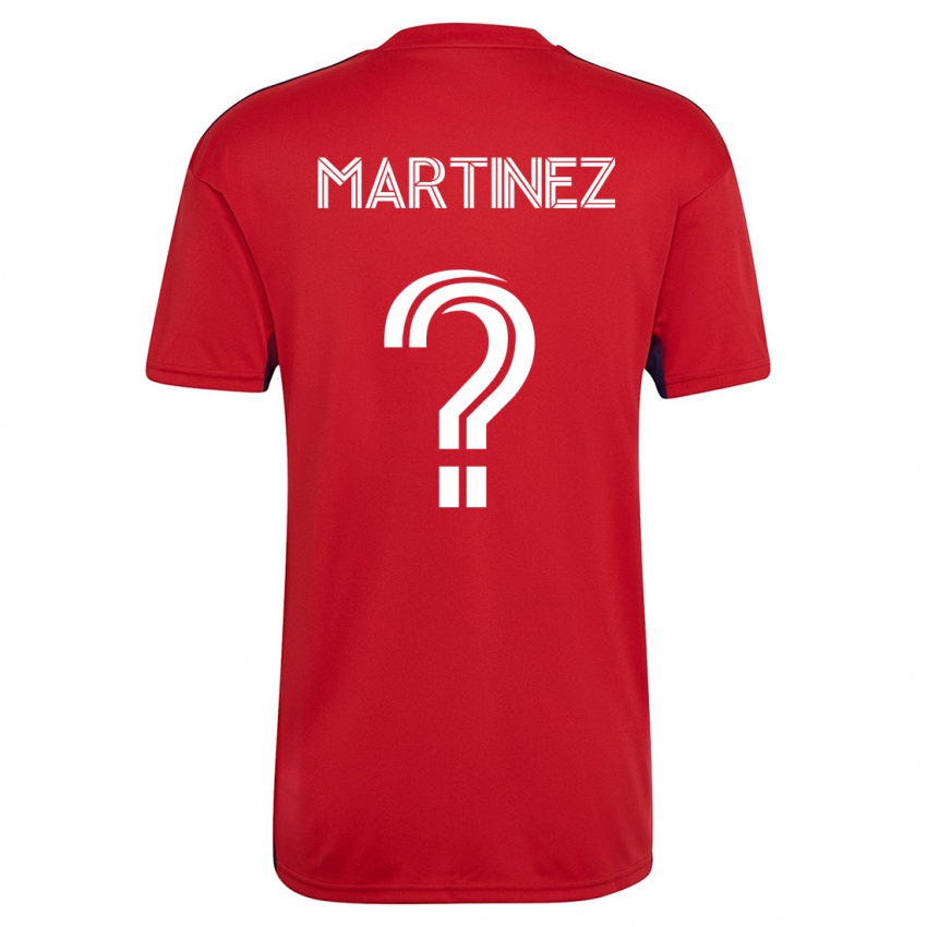 Mujer Camiseta Jonathan Martinez #0 Rojo 1ª Equipación 2023/24 La Camisa México