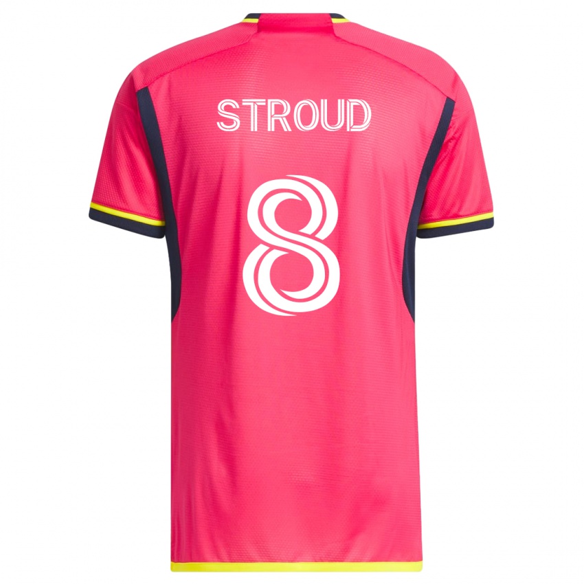 Mujer Camiseta Jared Stroud #8 Rosa 1ª Equipación 2023/24 La Camisa México