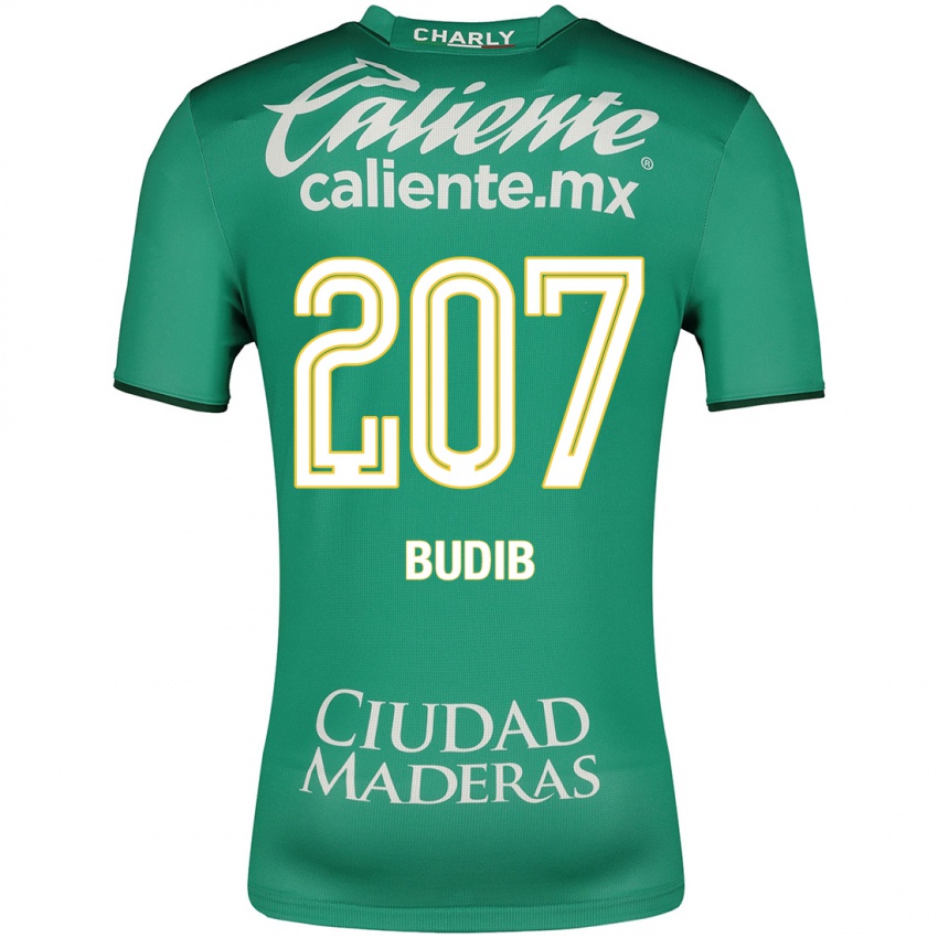 Mujer Camiseta Pedro Budib #207 Verde 1ª Equipación 2023/24 La Camisa México