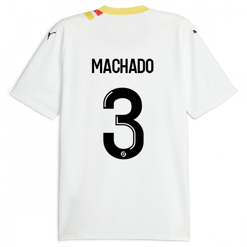 Mujer Camiseta Deiver Machado #3 Negro 2ª Equipación 2023/24 La Camisa México