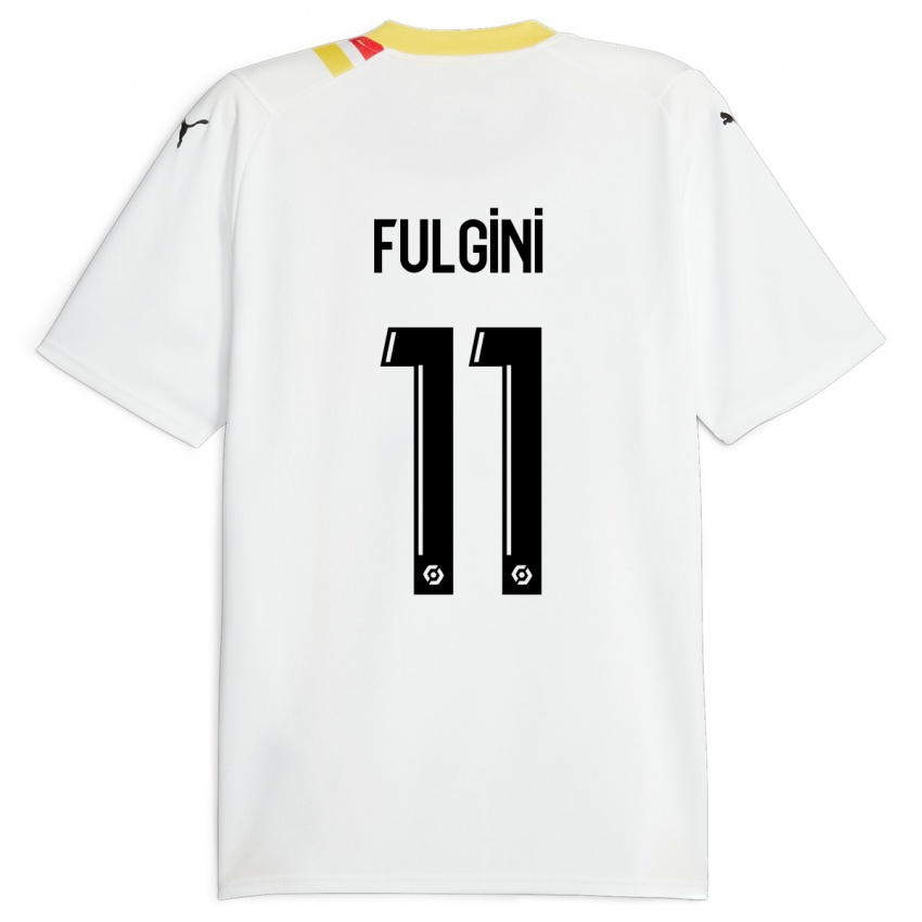 Mujer Camiseta Angelo Fulgini #11 Negro 2ª Equipación 2023/24 La Camisa México