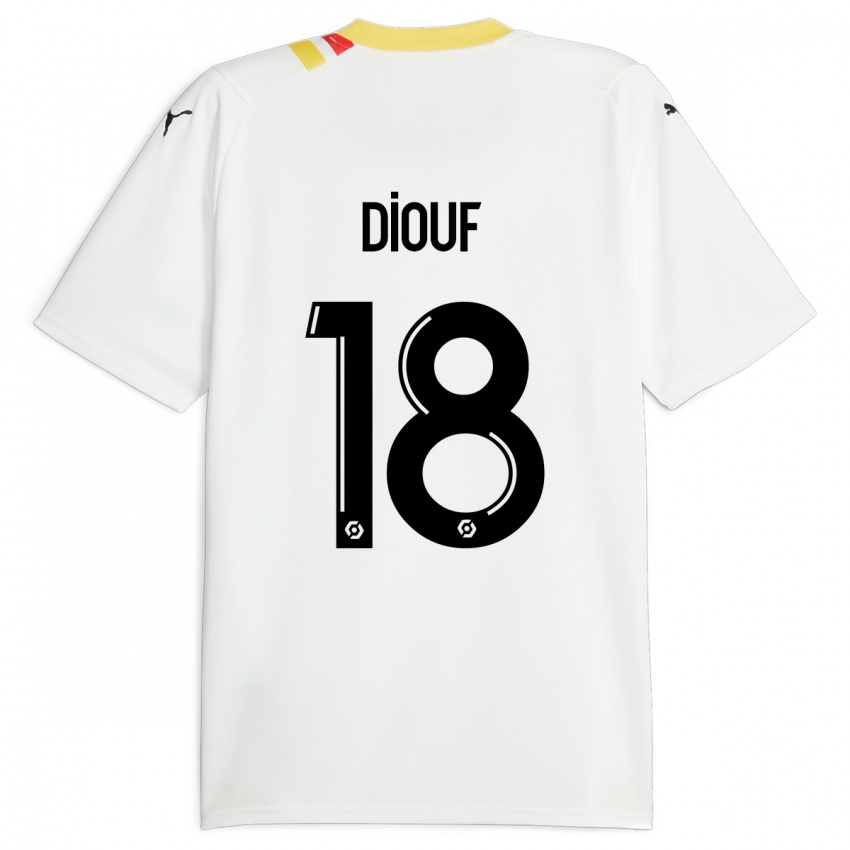 Mujer Camiseta Andy Diouf #18 Negro 2ª Equipación 2023/24 La Camisa México