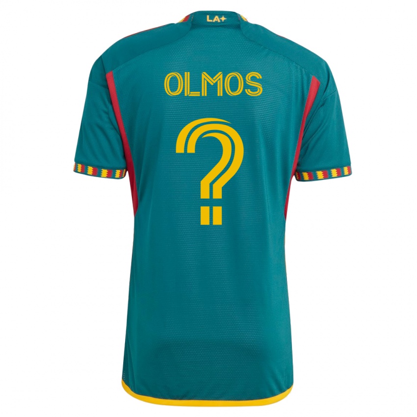 Mujer Camiseta Justin Olmos #0 Verde 2ª Equipación 2023/24 La Camisa México