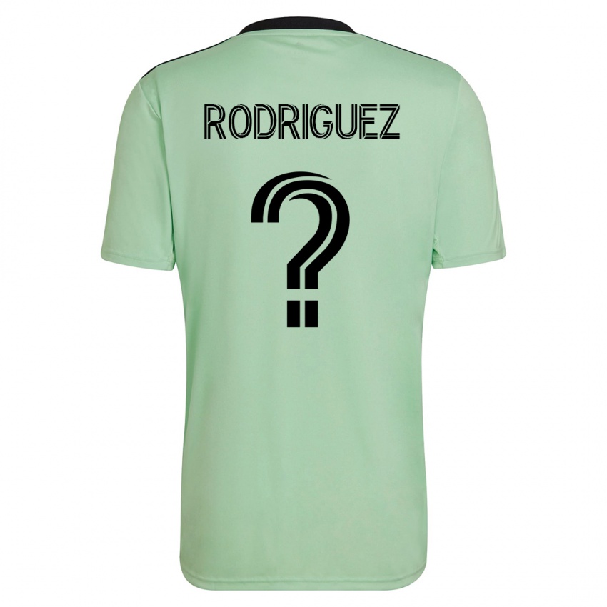 Mujer Camiseta David Rodríguez #0 Verde Claro 2ª Equipación 2023/24 La Camisa México