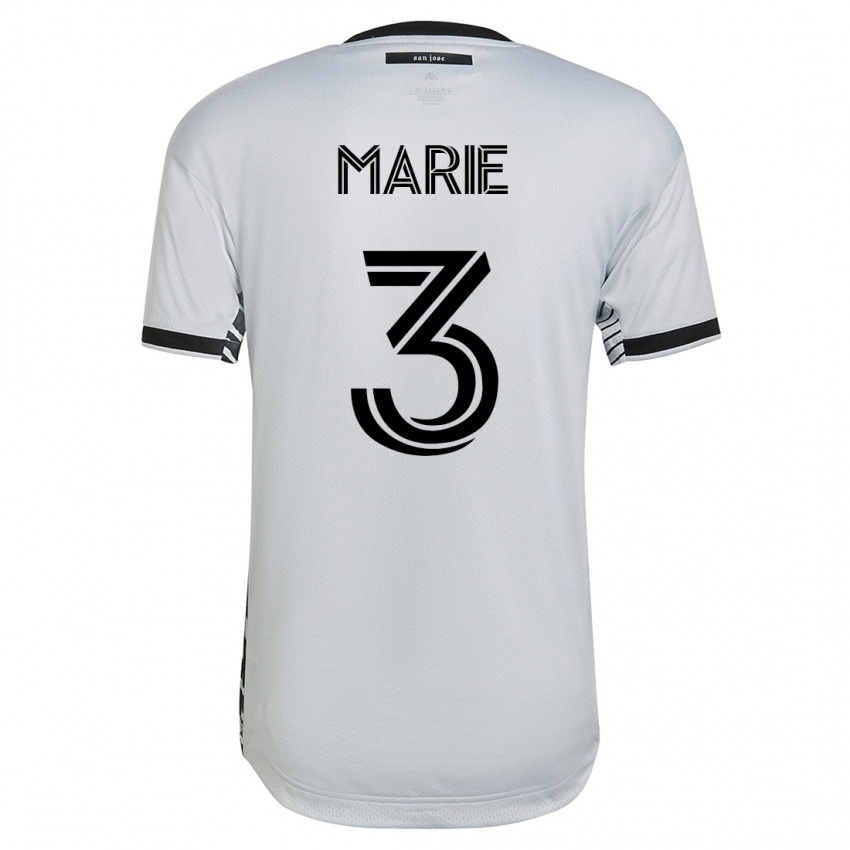 Mujer Camiseta Paul Marie #3 Blanco 2ª Equipación 2023/24 La Camisa México