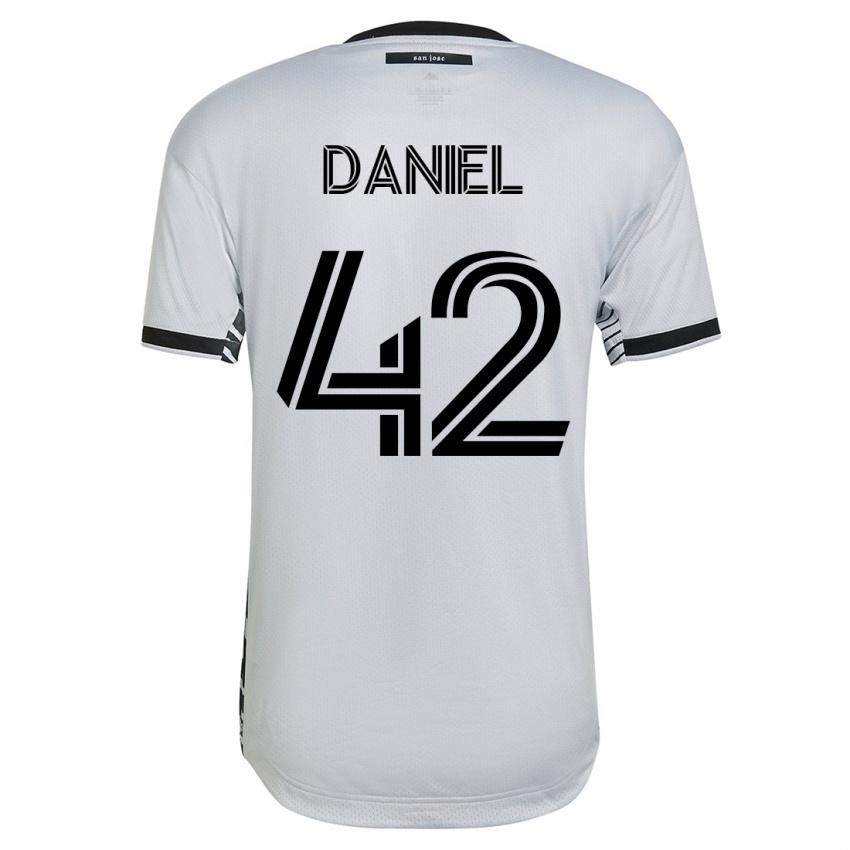 Mujer Camiseta Daniel #42 Blanco 2ª Equipación 2023/24 La Camisa México