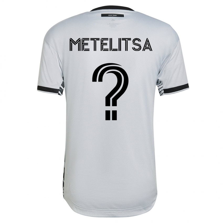 Mujer Camiseta Christian Metelitsa #0 Blanco 2ª Equipación 2023/24 La Camisa México