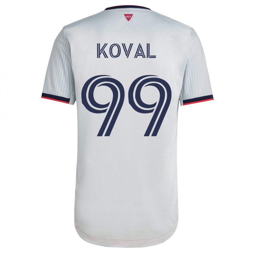 Mujer Camiseta Stanislav Koval #99 Blanco 2ª Equipación 2023/24 La Camisa México