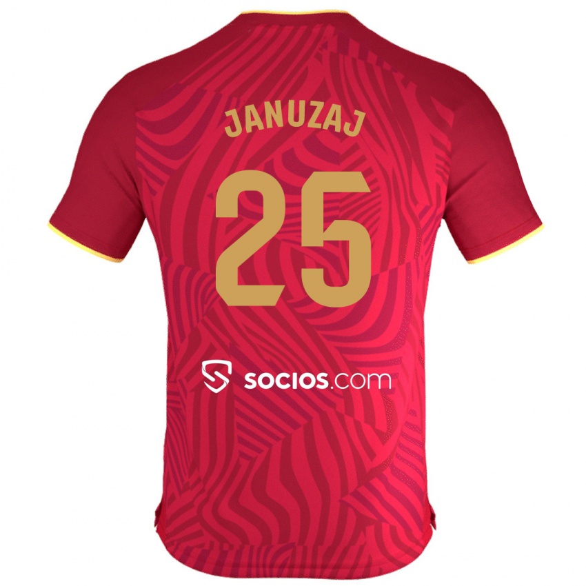 Mujer Camiseta Adnan Januzaj #25 Rojo 2ª Equipación 2023/24 La Camisa México