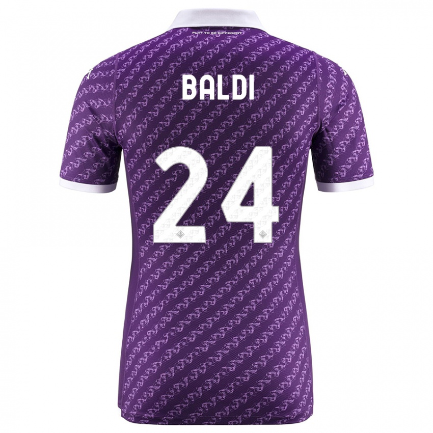 Niño Camiseta Rachele Baldi #24 Violeta 1ª Equipación 2023/24 La Camisa México