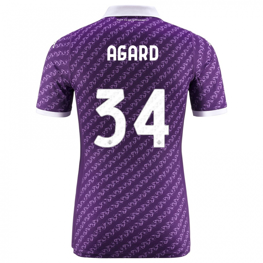 Niño Camiseta Laura Agard #34 Violeta 1ª Equipación 2023/24 La Camisa México