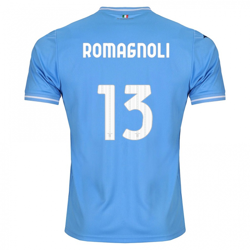 Niño Camiseta Alessio Romagnoli #13 Azul 1ª Equipación 2023/24 La Camisa México