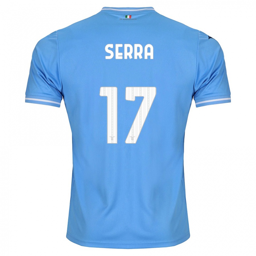 Niño Camiseta Federico Serra #17 Azul 1ª Equipación 2023/24 La Camisa México