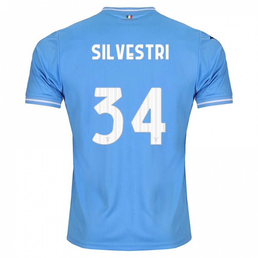Niño Camiseta Thomas Silvestri #34 Azul 1ª Equipación 2023/24 La Camisa México