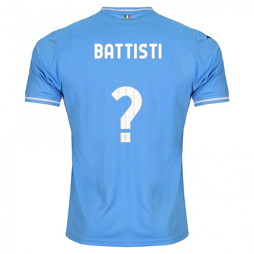 Niño Camiseta Valerio Battisti #0 Azul 1ª Equipación 2023/24 La Camisa México