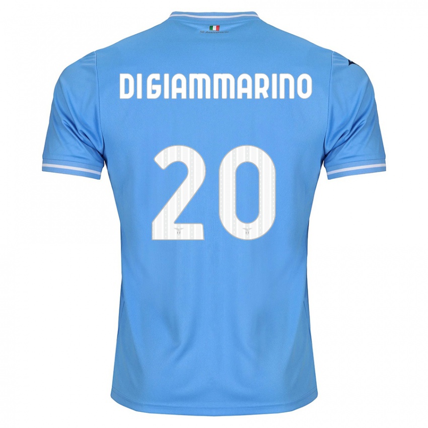 Niño Camiseta Virginia Di Giammarino #20 Azul 1ª Equipación 2023/24 La Camisa México
