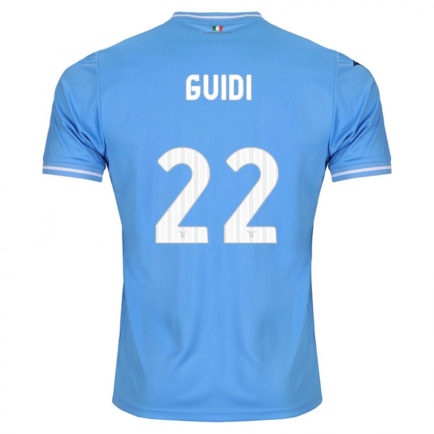 Niño Camiseta Emma Guidi #22 Azul 1ª Equipación 2023/24 La Camisa México