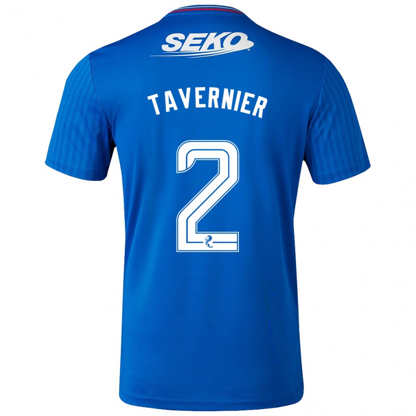 Niño Camiseta James Tavernier #2 Azul 1ª Equipación 2023/24 La Camisa México
