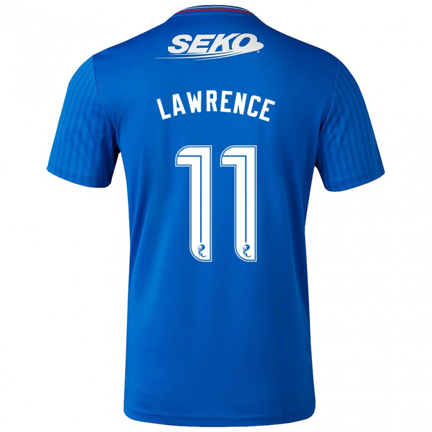 Niño Camiseta Tom Lawrence #11 Azul 1ª Equipación 2023/24 La Camisa México