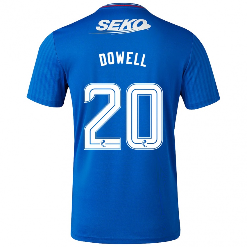Niño Camiseta Kieran Dowell #20 Azul 1ª Equipación 2023/24 La Camisa México