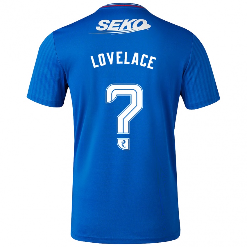 Niño Camiseta Zak Lovelace #0 Azul 1ª Equipación 2023/24 La Camisa México