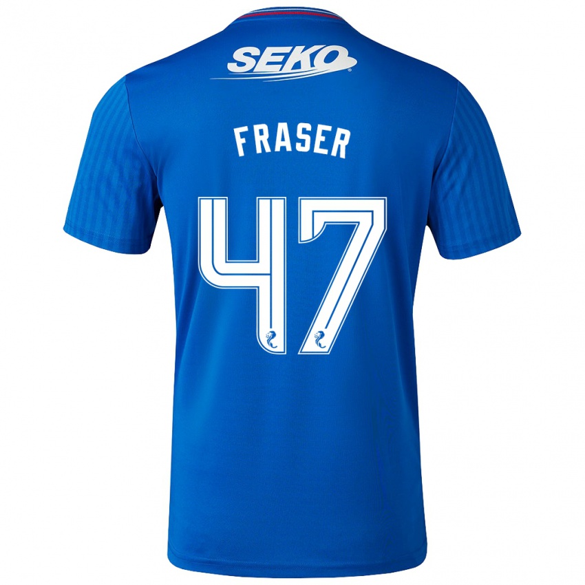 Niño Camiseta Robbie Fraser #47 Azul 1ª Equipación 2023/24 La Camisa México