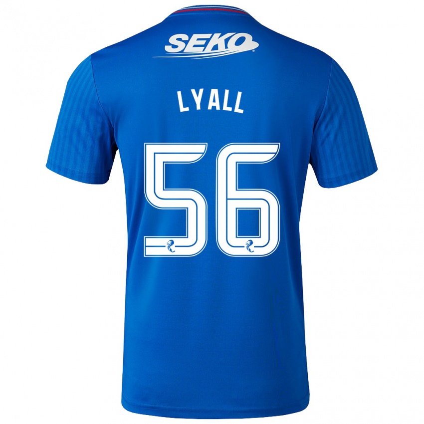 Niño Camiseta Arron Lyall #56 Azul 1ª Equipación 2023/24 La Camisa México