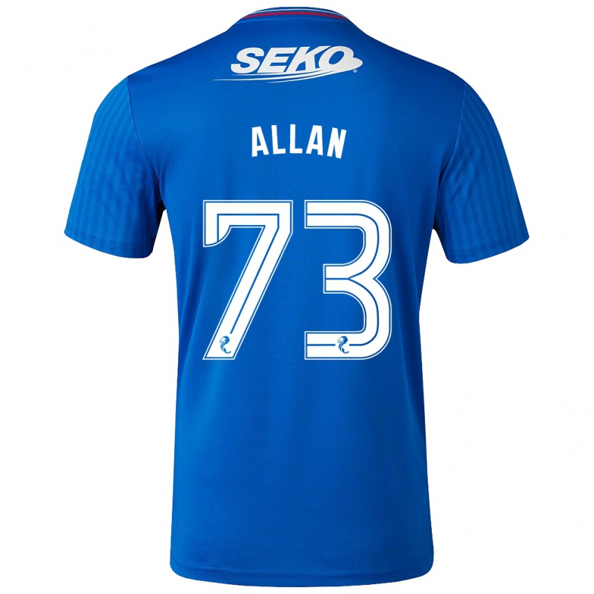 Niño Camiseta Connor Allan #73 Azul 1ª Equipación 2023/24 La Camisa México