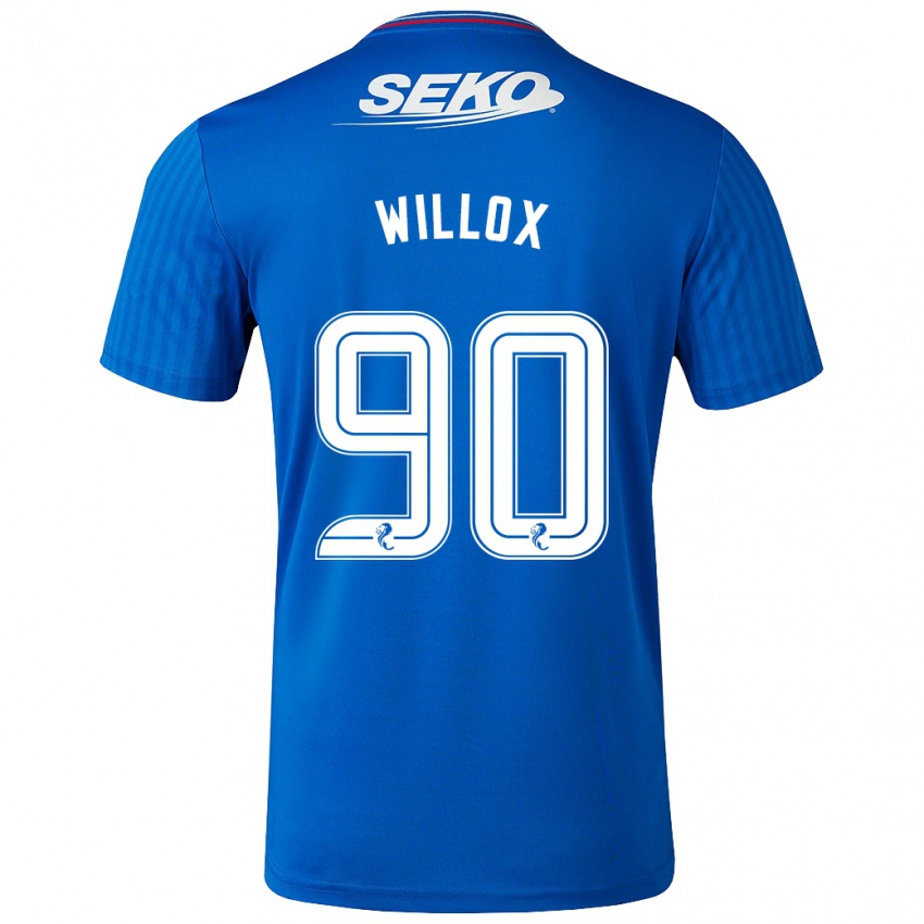 Niño Camiseta Kieron Willox #90 Azul 1ª Equipación 2023/24 La Camisa México