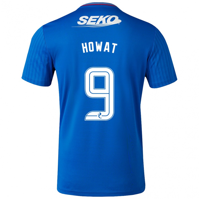 Niño Camiseta Kirsty Howat #9 Azul 1ª Equipación 2023/24 La Camisa México