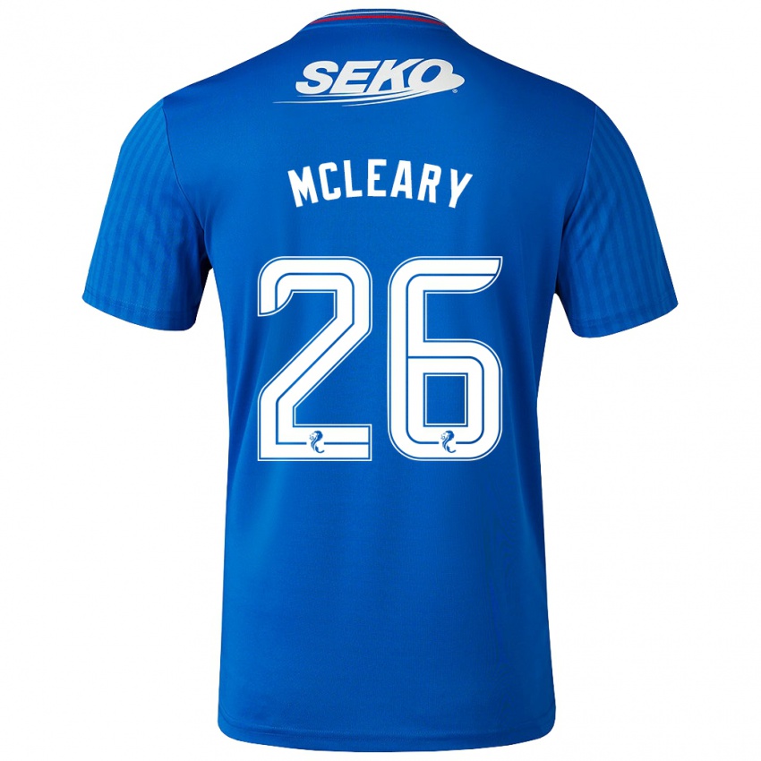 Niño Camiseta Jodi Mcleary #26 Azul 1ª Equipación 2023/24 La Camisa México