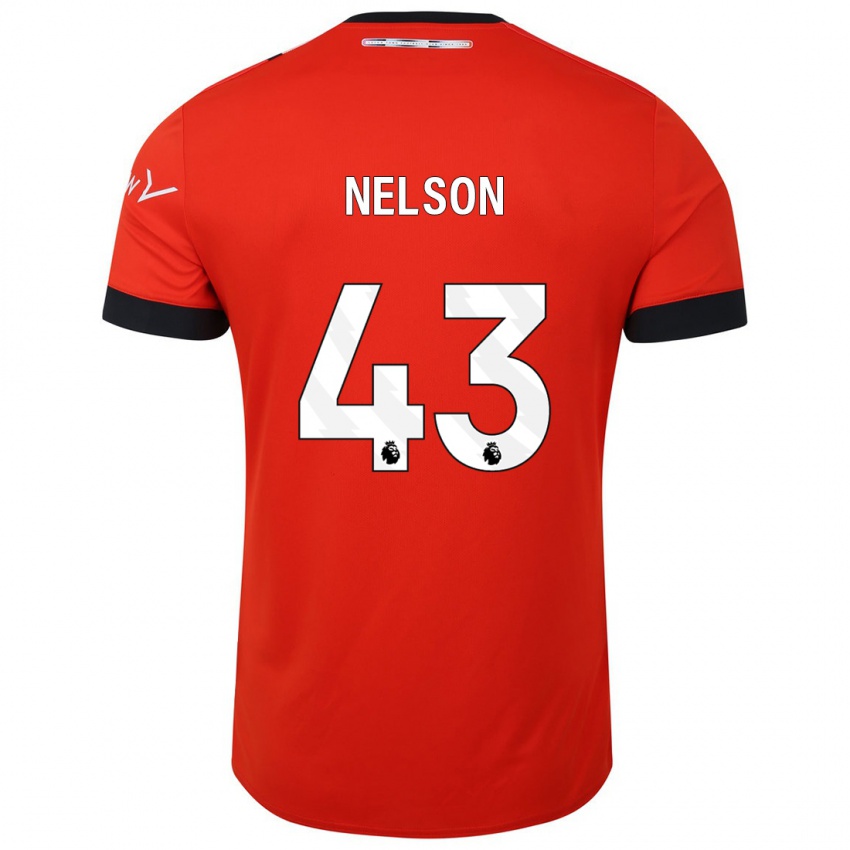 Niño Camiseta Zack Nelson #43 Rojo 1ª Equipación 2023/24 La Camisa México