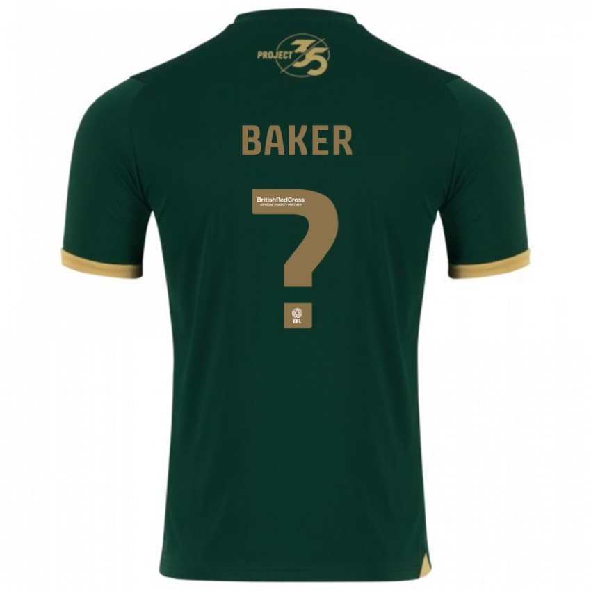 Niño Camiseta Zak Baker #0 Verde 1ª Equipación 2023/24 La Camisa México
