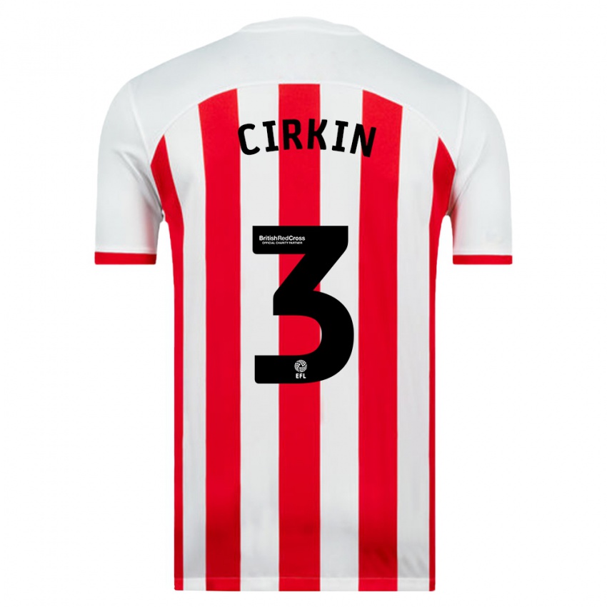 Niño Camiseta Dennis Cirkin #3 Blanco 1ª Equipación 2023/24 La Camisa México