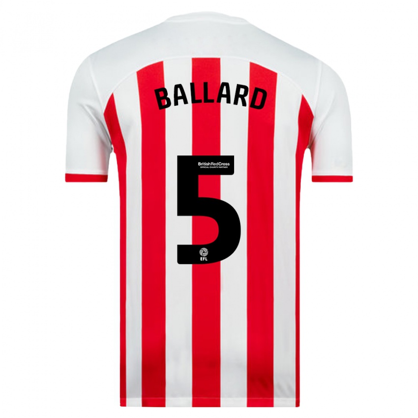 Niño Camiseta Daniel Ballard #5 Blanco 1ª Equipación 2023/24 La Camisa México