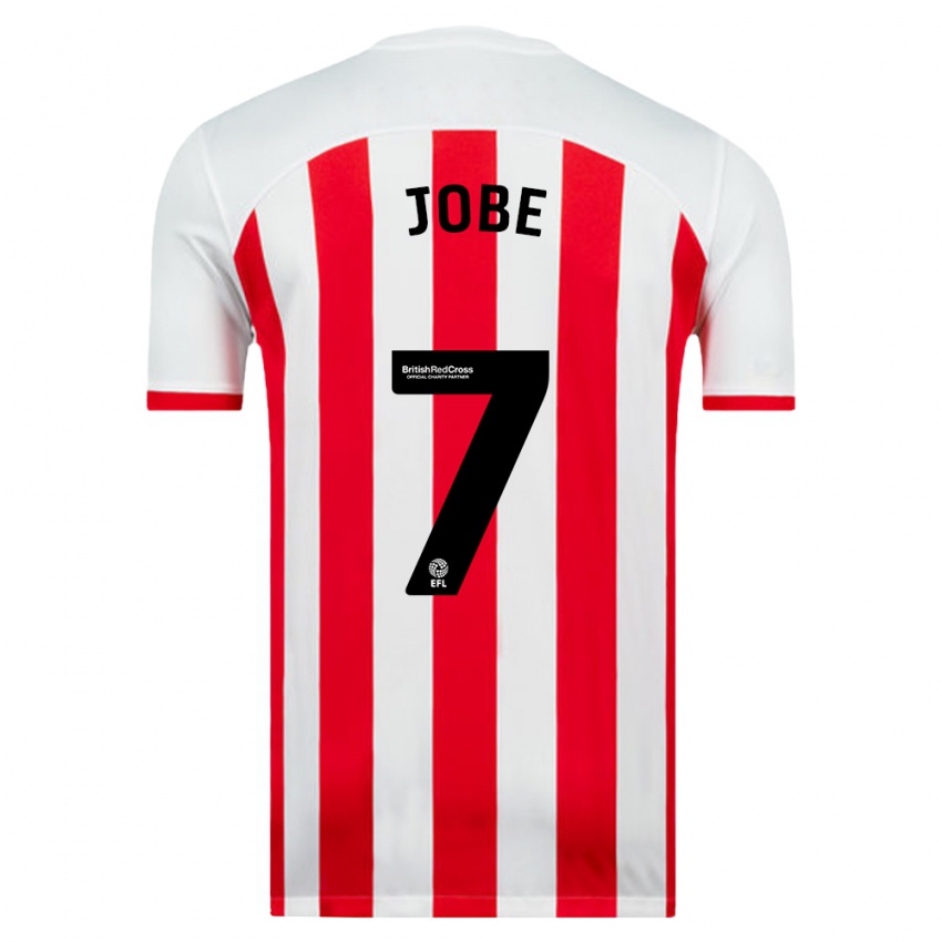 Niño Camiseta Jobe Bellingham #7 Blanco 1ª Equipación 2023/24 La Camisa México
