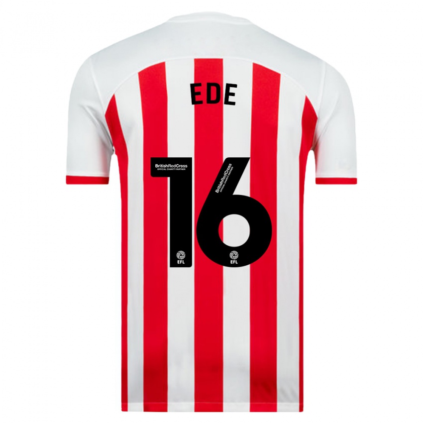 Niño Camiseta Grace Ede #16 Blanco 1ª Equipación 2023/24 La Camisa México