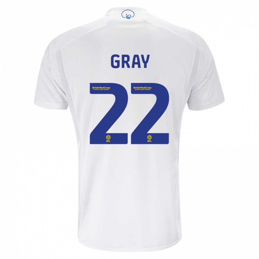 Niño Camiseta Archie Gray #22 Blanco 1ª Equipación 2023/24 La Camisa México