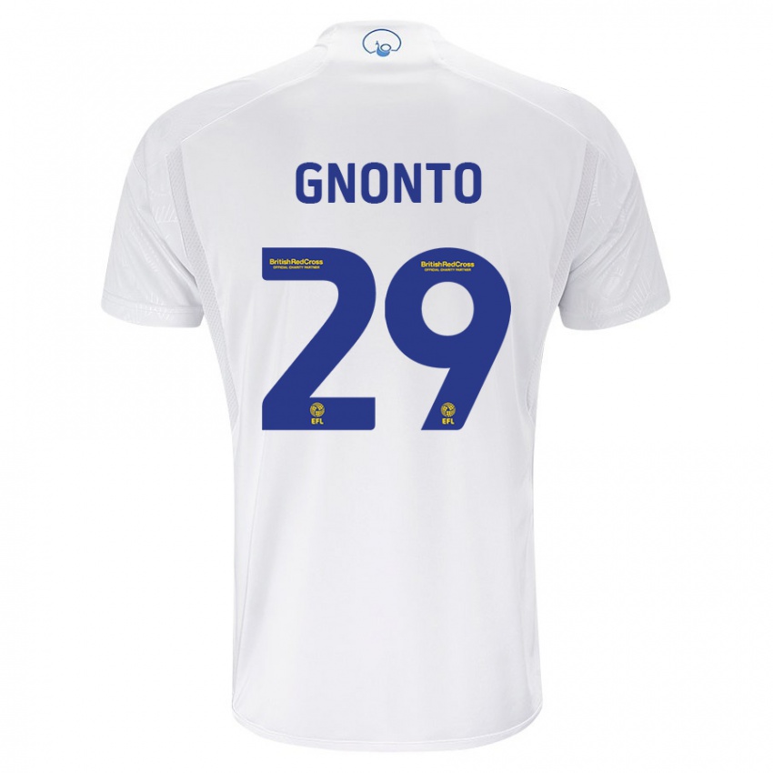 Niño Camiseta Wilfried Gnonto #29 Blanco 1ª Equipación 2023/24 La Camisa México