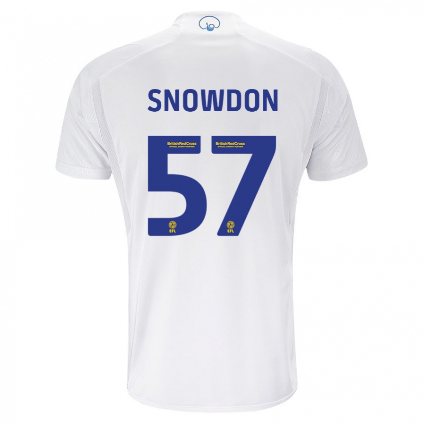 Niño Camiseta Joe Snowdon #57 Blanco 1ª Equipación 2023/24 La Camisa México
