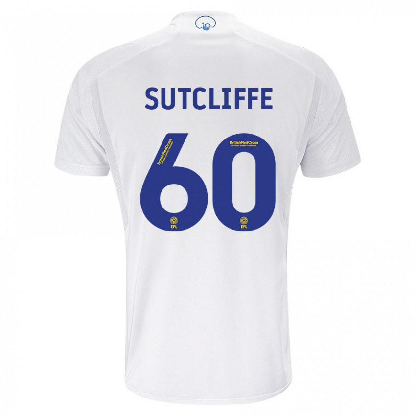 Niño Camiseta Harvey Sutcliffe #60 Blanco 1ª Equipación 2023/24 La Camisa México