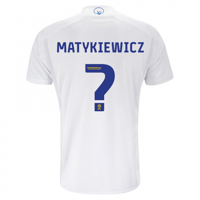 Niño Camiseta Luke Matykiewicz #0 Blanco 1ª Equipación 2023/24 La Camisa México