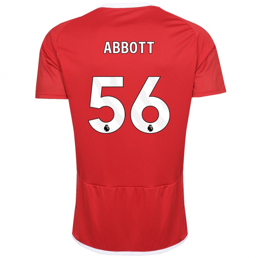 Niño Camiseta Zach Abbott #56 Rojo 1ª Equipación 2023/24 La Camisa México