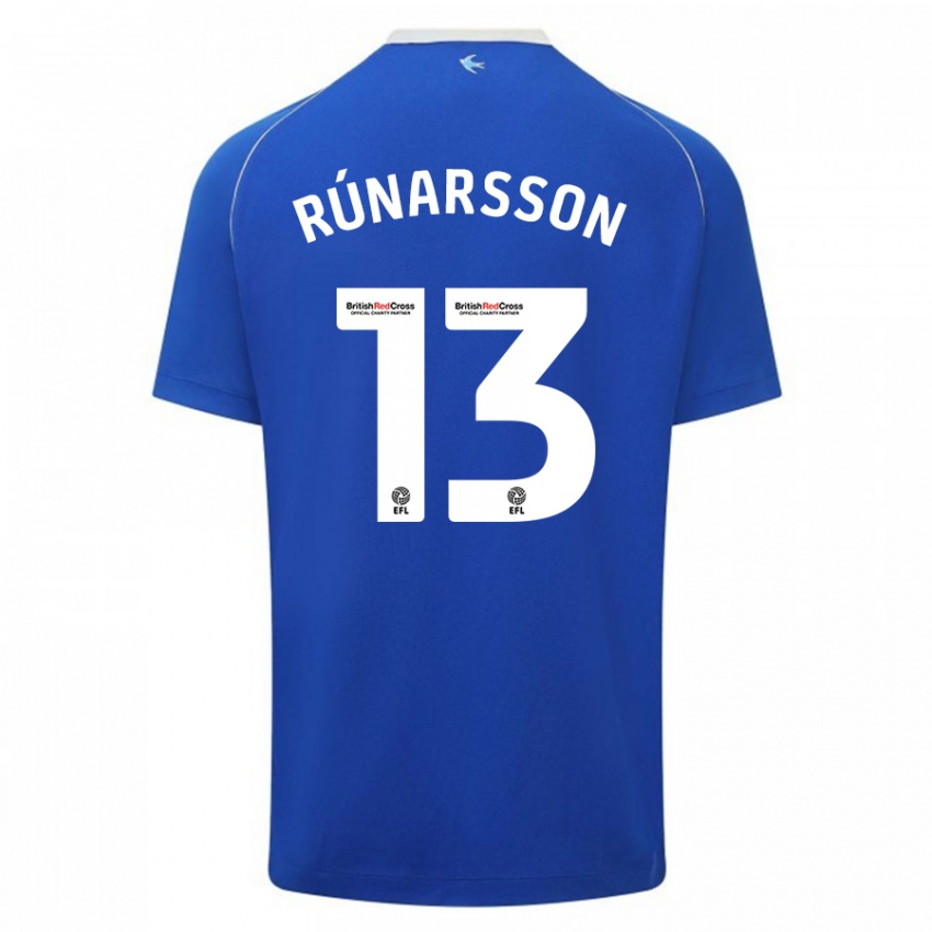 Niño Camiseta Runar Alex Runarsson #13 Azul 1ª Equipación 2023/24 La Camisa México